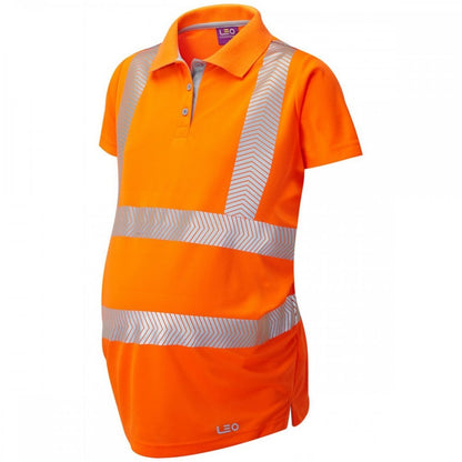 PM03 Lovacott ISO 20471 Class 2 Coolviz Ultra Maternity Polo Shirt
