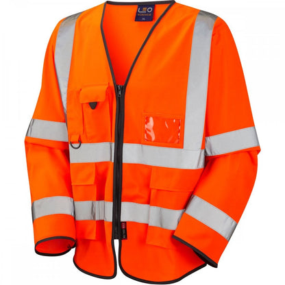 S12 Wrafton ISO 20471 Class 3 Superior Sleeved Waistcoat