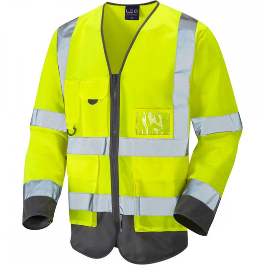 S12 Wrafton ISO 20471 Class 3 Superior Sleeved Waistcoat
