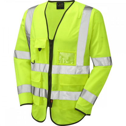 S12 Wrafton ISO 20471 Class 3 Superior Sleeved Waistcoat