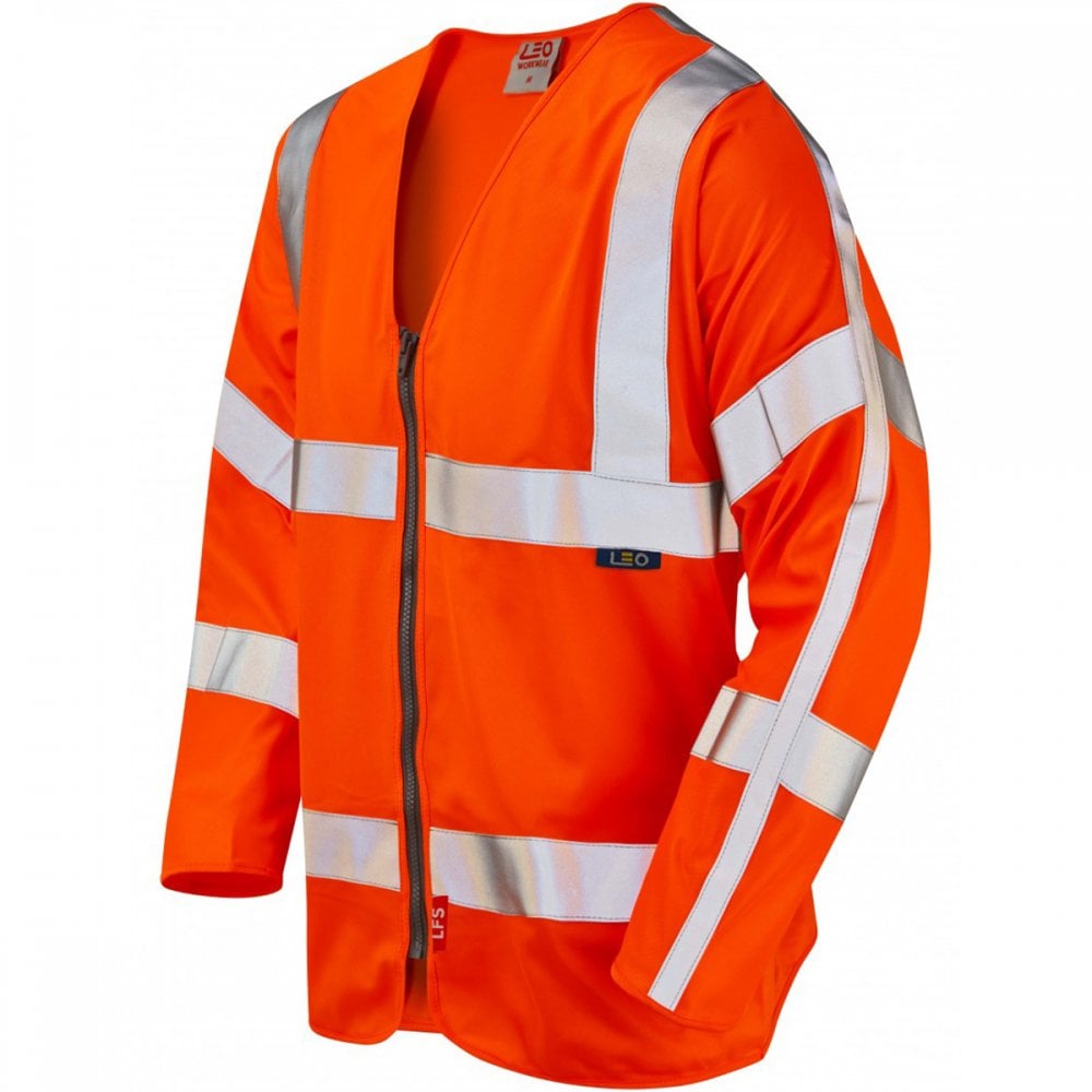 S15 Merton ISO 20471 Class 3 Limited Flame Spread Sleeved Zip Waistcoat (EN 14116)
