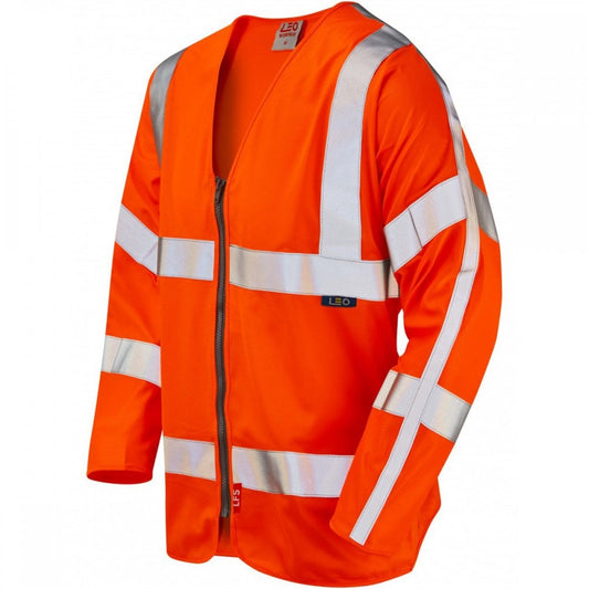 S15 Merton ISO 20471 Class 3 Limited Flame Spread Sleeved Zip Waistcoat (EN 14116)