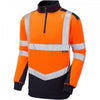 SS08 Tapeley ISO 20471 Class 2 Ecoviz Pc Dual Colour 1/4 Zip Sweatshirt
