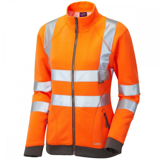 SSL03 Hollicombe ISO 20471 Class 2 Womens Zipped Sweatshirt