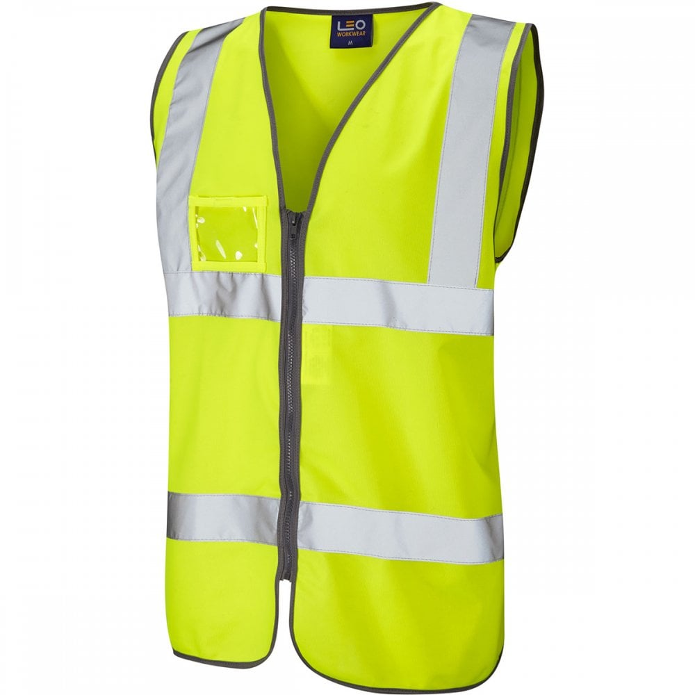 W02 Rumsam ISO 20471 Class 2 Waistcoat Zip & ID Pocket