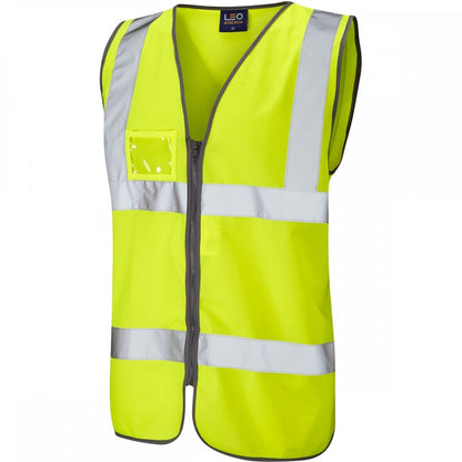W02 Rumsam ISO 20471 Class 2 Waistcoat Zip & ID Pocket