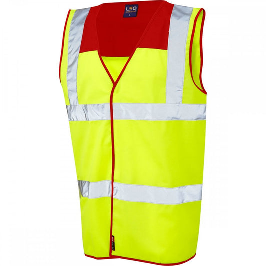 W09 Bradworthy ISO 20471 Class 2 Coloured Yoke Waistcoat