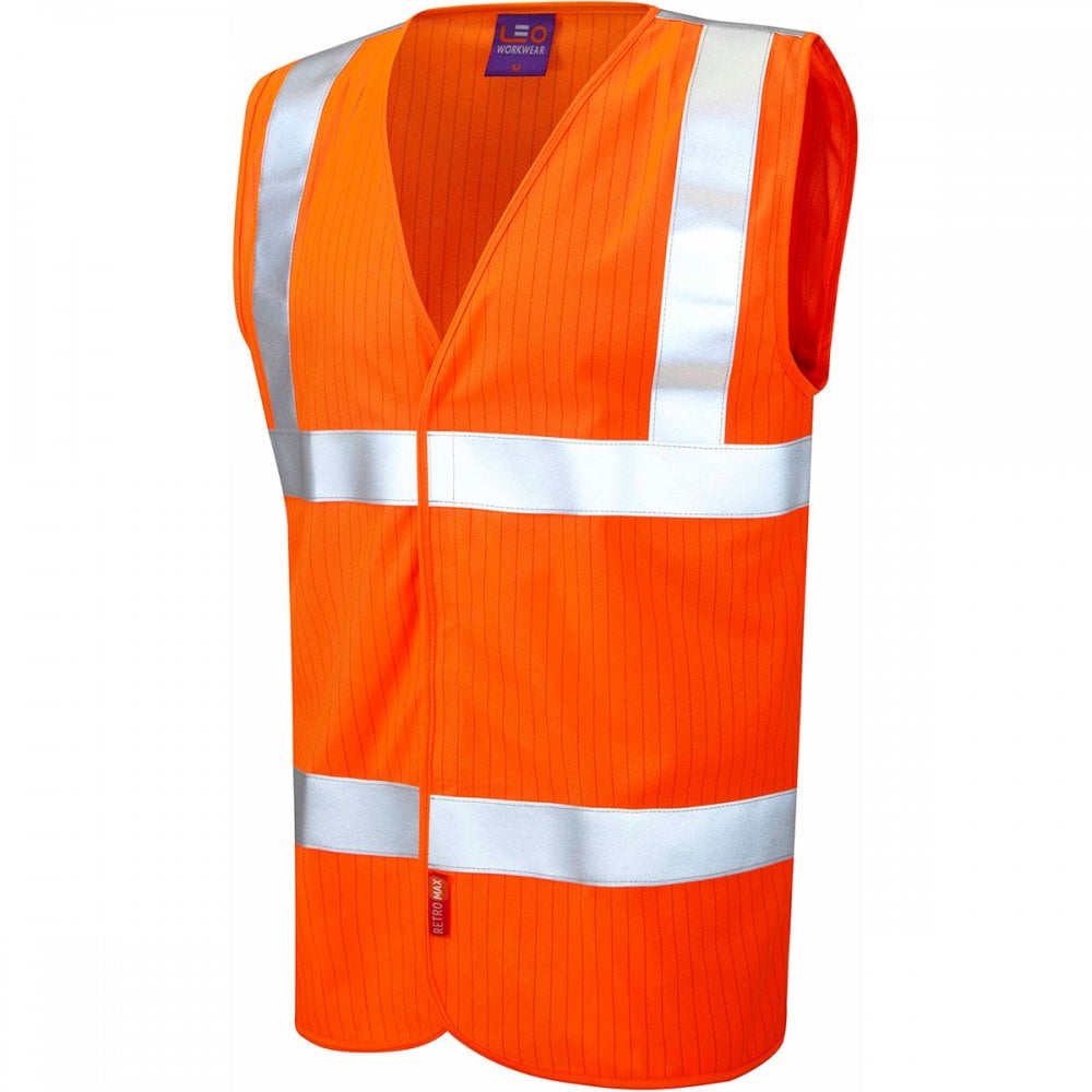 W19 Clifton ISO 20471 Class 2 Limited Flame Spread Waistcoat (EN 14116/EN 1149)