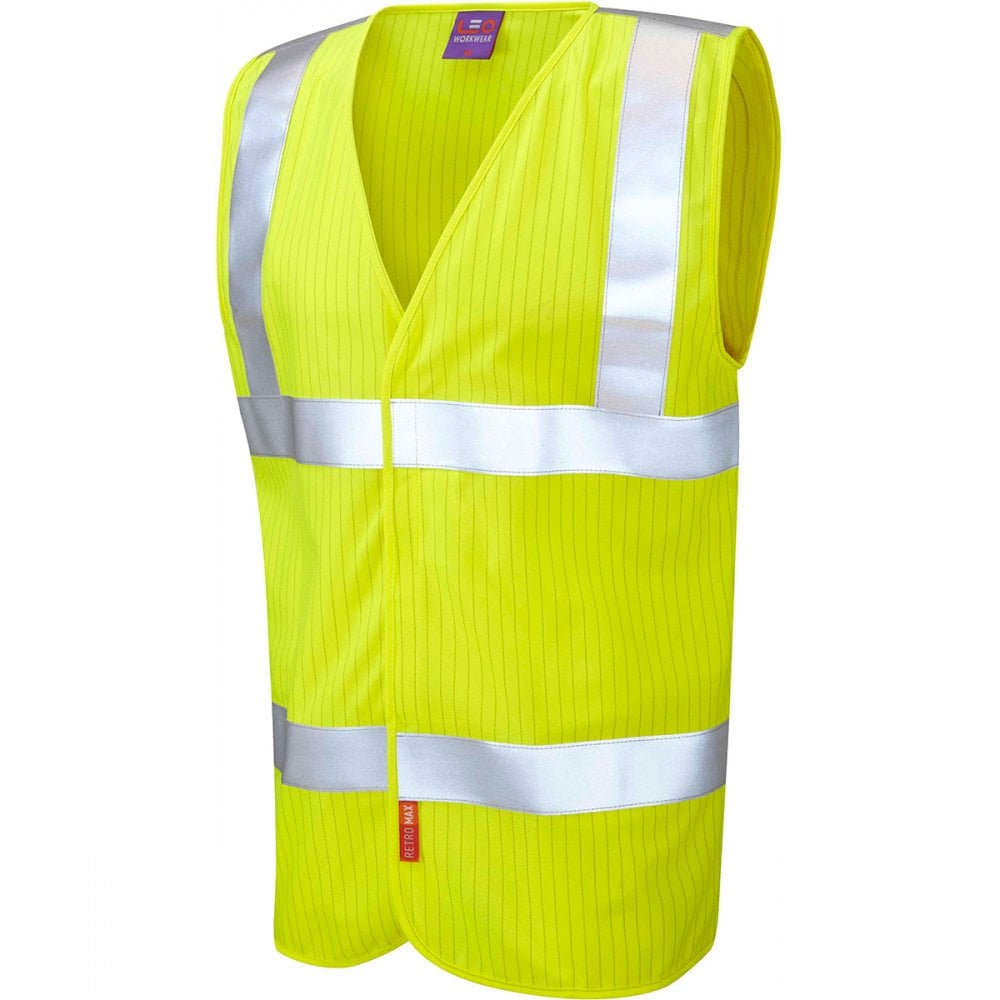 W19 Clifton ISO 20471 Class 2 Limited Flame Spread Waistcoat (EN 14116/EN 1149)