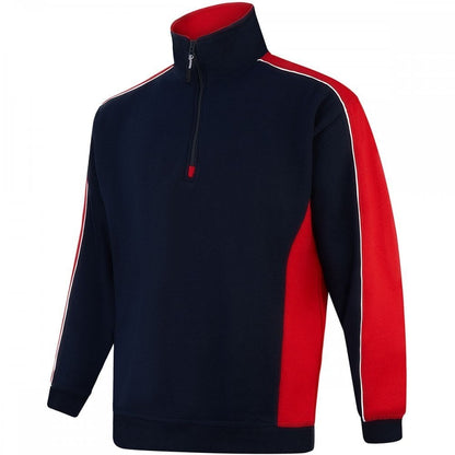 1288 Avocet Two Tone 1/4 Zip Sweatshirt