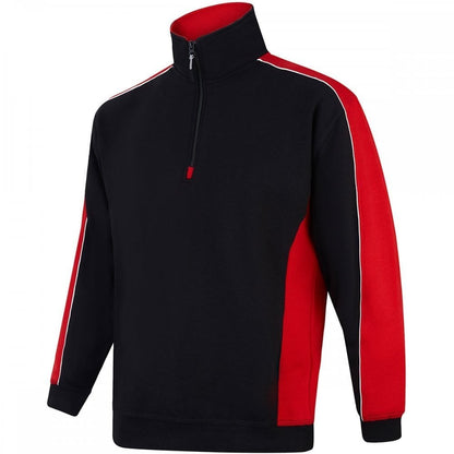 1288 Avocet Two Tone 1/4 Zip Sweatshirt