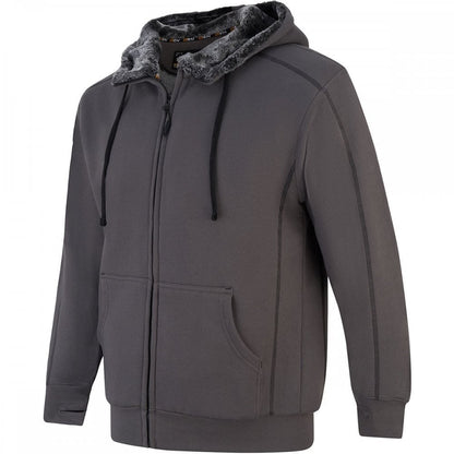 1285 Crane Fur-Lined Hooded Sweatshirt