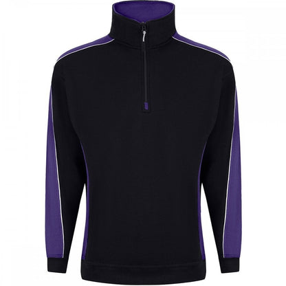 1288 Avocet Two Tone 1/4 Zip Sweatshirt