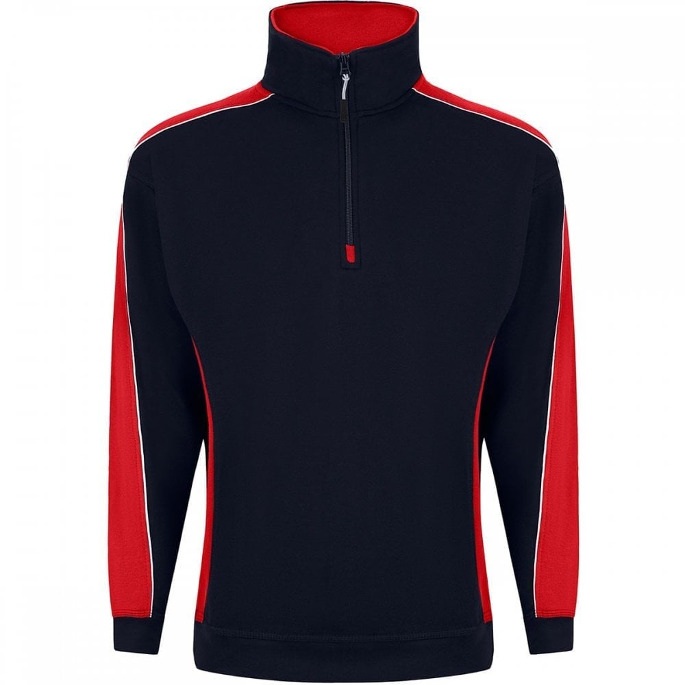 1288 Avocet Two Tone 1/4 Zip Sweatshirt