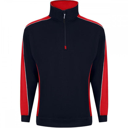 1288 Avocet Two Tone 1/4 Zip Sweatshirt