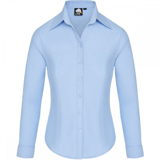 5560 The Classic Ladies Oxford Long Sleeve Blouse