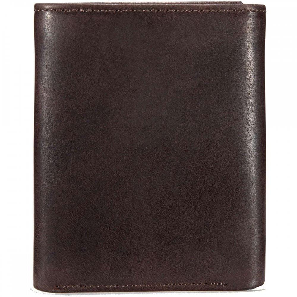 B0000219 Oil Tan Leather Trifold Wallet