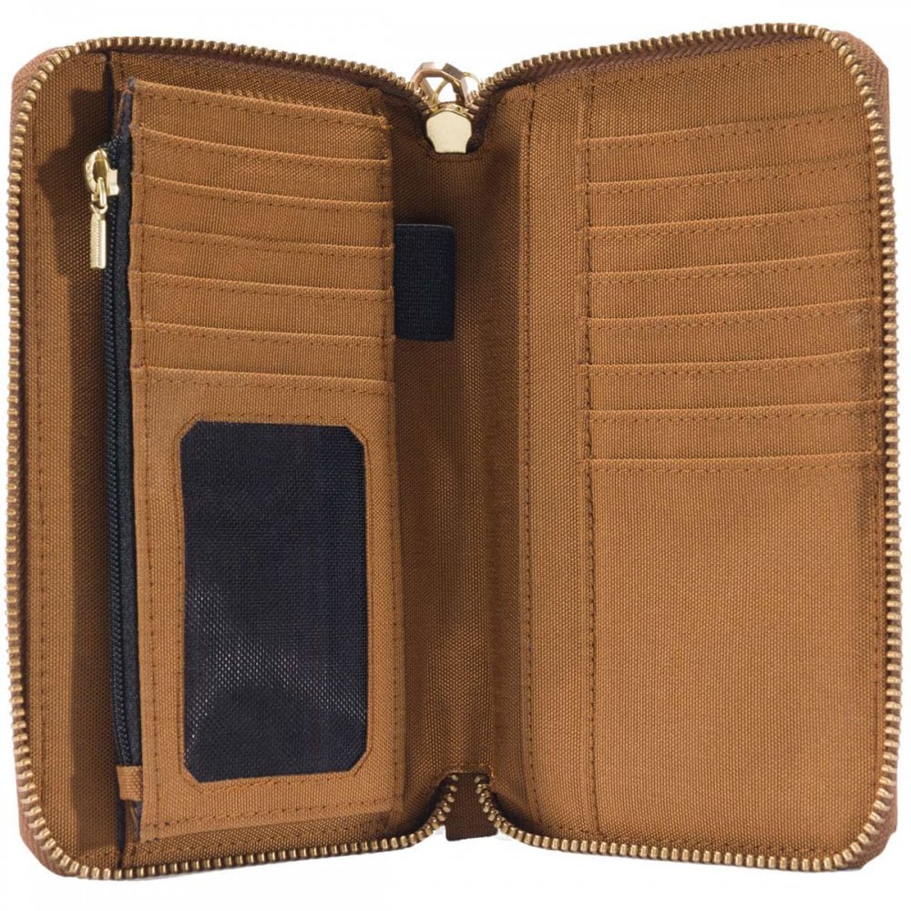 B0000246 Womens Nylon Duck Lay-Flat Clutch Wallet