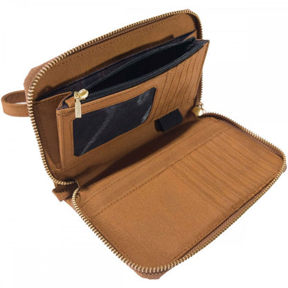 B0000246 Womens Nylon Duck Lay-Flat Clutch Wallet