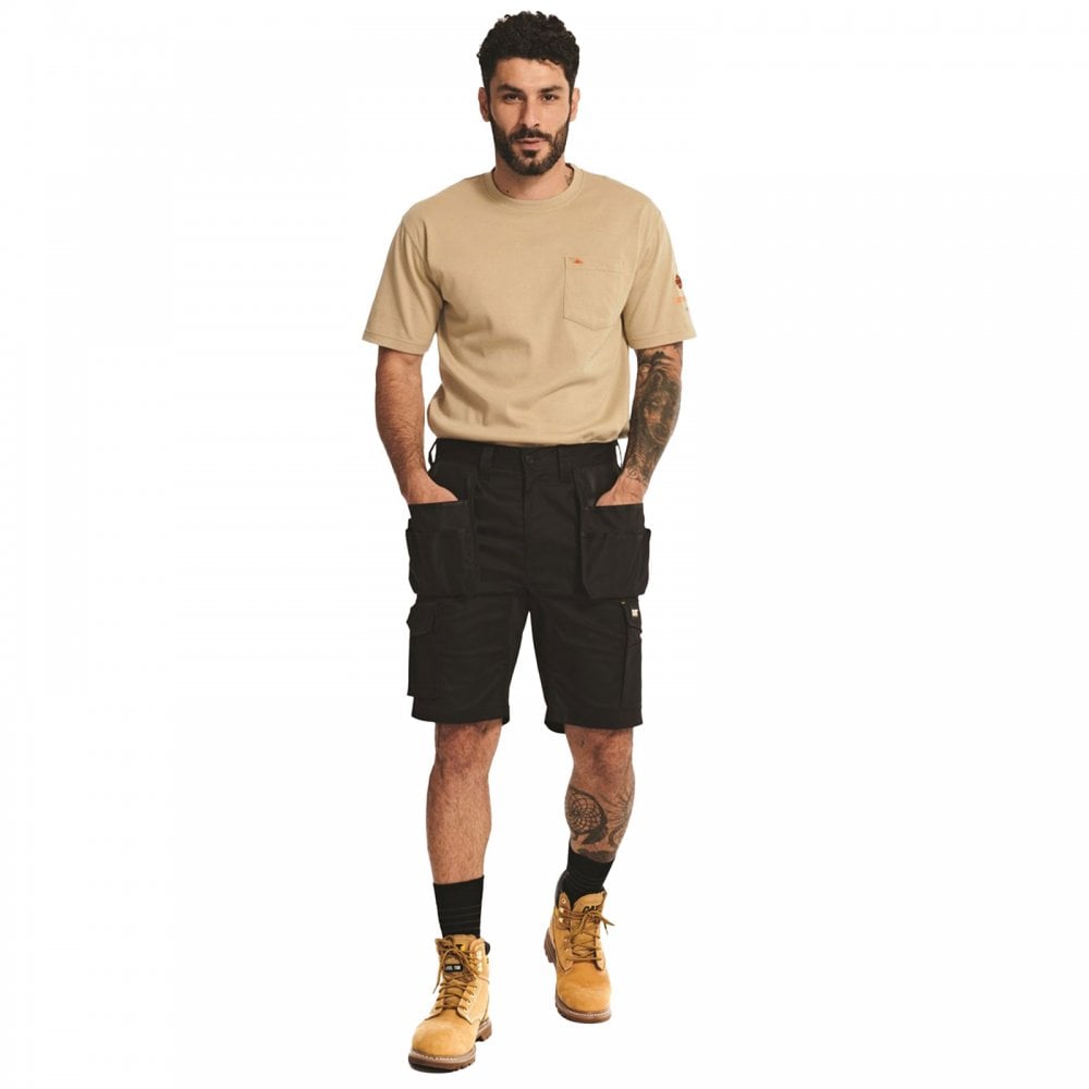 1080019 Essential Stretch Pocket Shorts Black