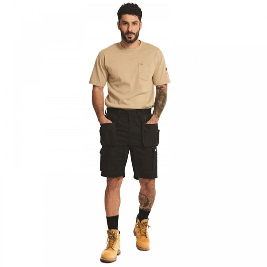 1080019 Essential Stretch Pocket Shorts Black