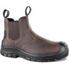 RF256 Furrow Chelsea S3 Safety Boot UK8 - EU42 - US9 Brown *One Size Only - Outlet Store*