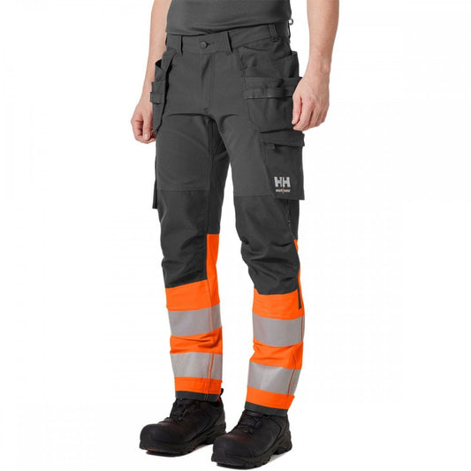 77427 Alna 4X Construction Trouser Class 1 Orange/Ebony 30.5" 38.5" *One Size Only - Outlet Store*
