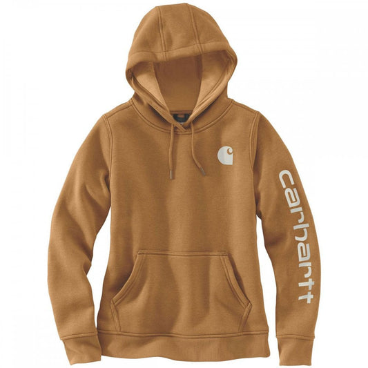 102791 Relaxed Fit Midweight Logo Sleeve Graphic Sweatshirt