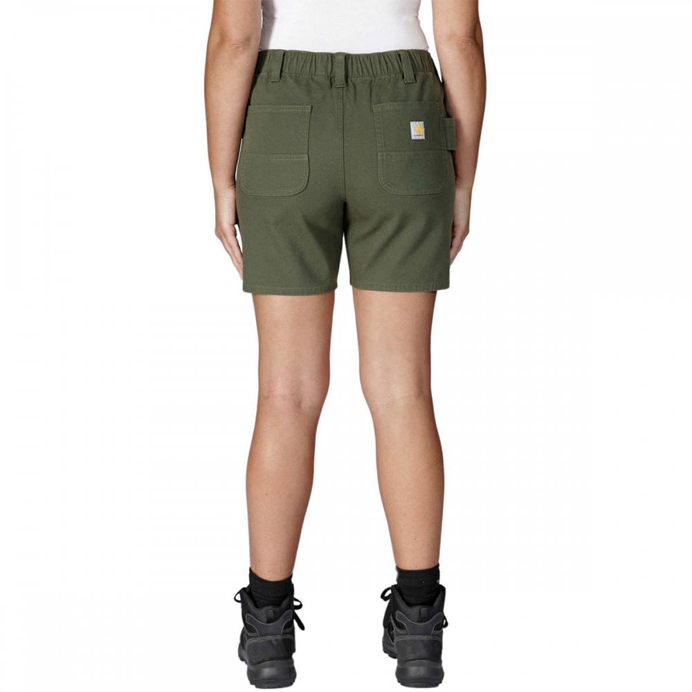 105730 Womens Relaxed Fit Canvas Work Short