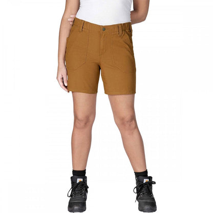 105730 Womens Relaxed Fit Canvas Work Short