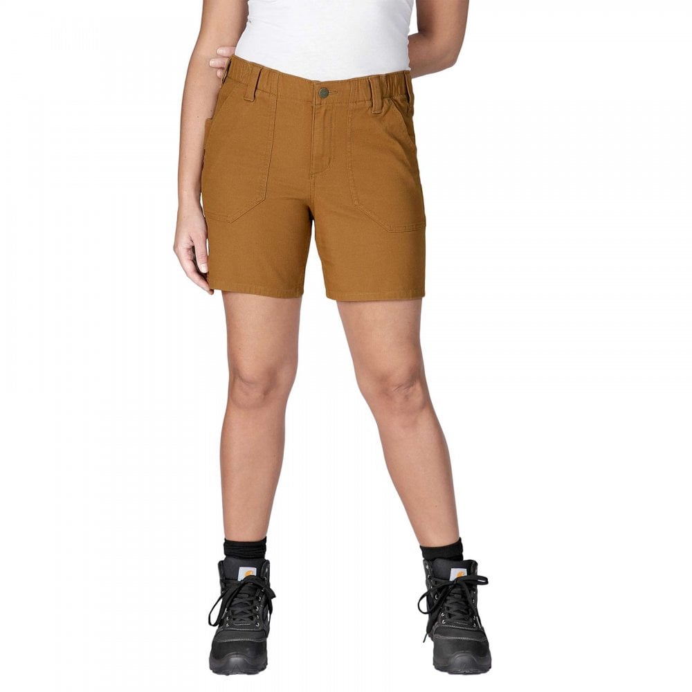 105730 Womens Relaxed Fit Canvas Work Short