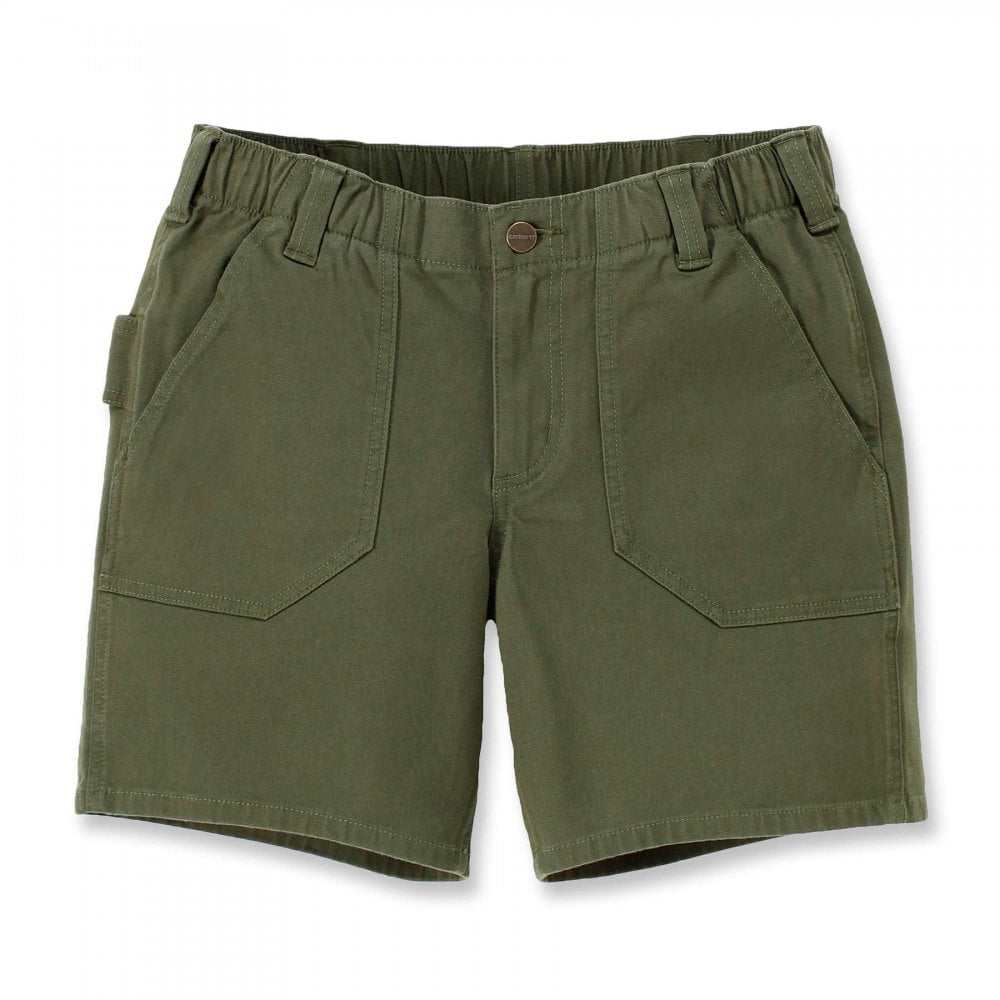 105730 Womens Relaxed Fit Canvas Work Short