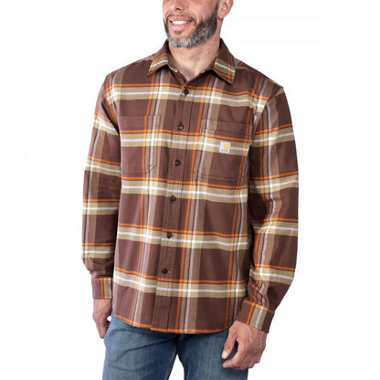 105945 Flannel Long Sleeve Plaid Shirt