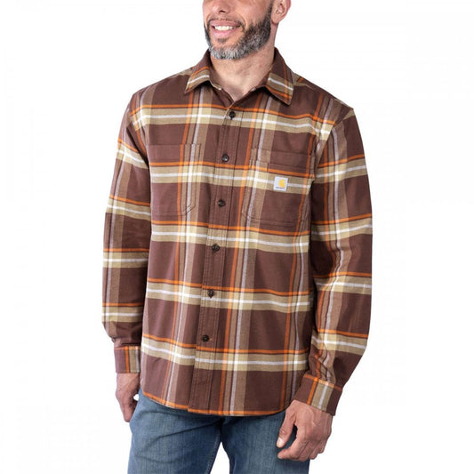 105945 Flannel Long Sleeve Plaid Shirt