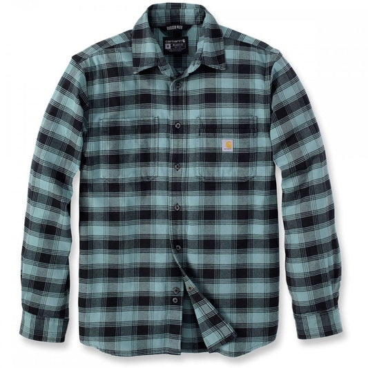 105945 Flannel Long Sleeve Plaid Shirt
