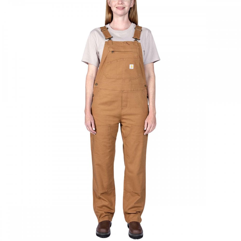 106001 Womens Relaxed Fit Canvas Bib Overall