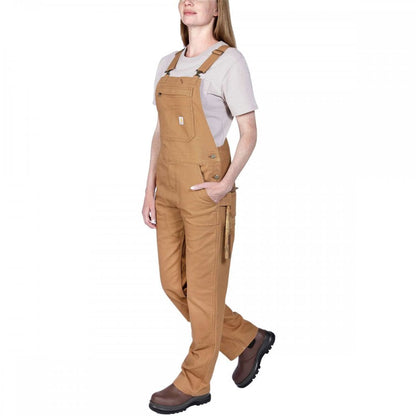 106001 Womens Relaxed Fit Canvas Bib Overall