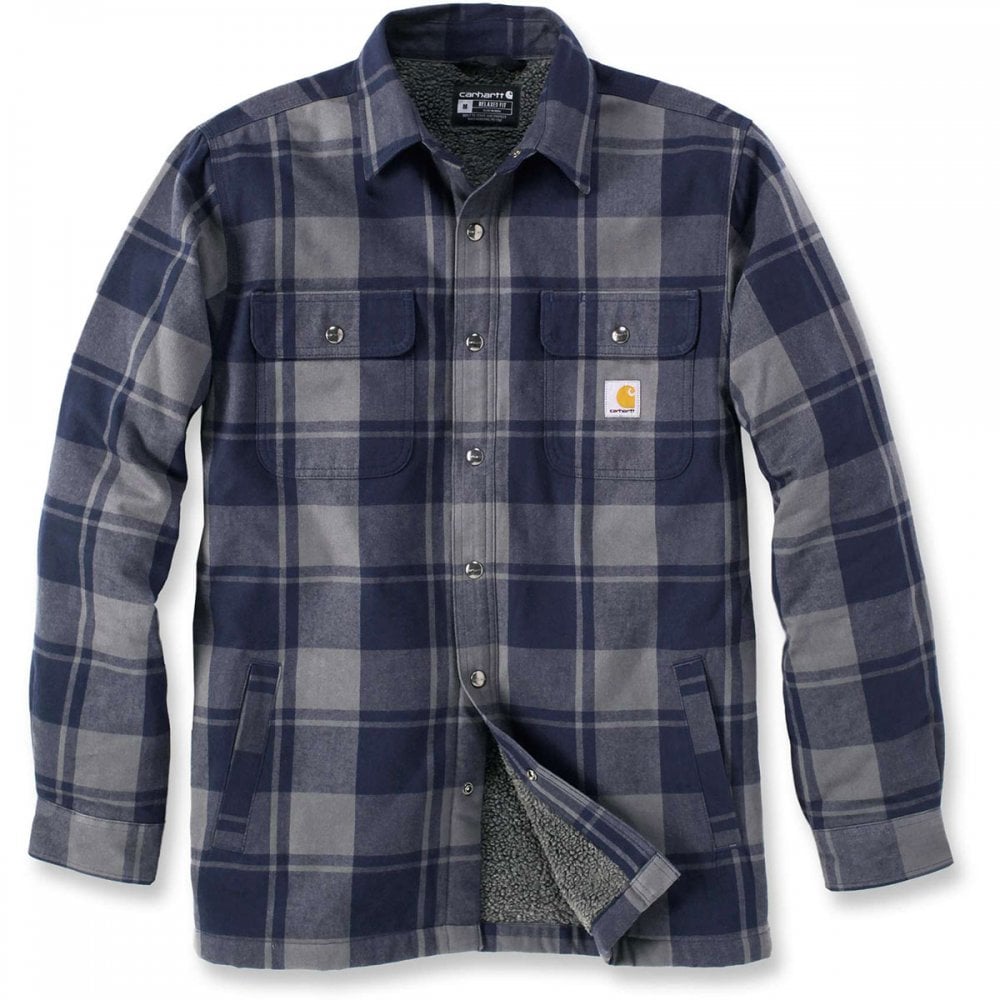 105939 Flannel Sherpa-Lined Shirt Jacket