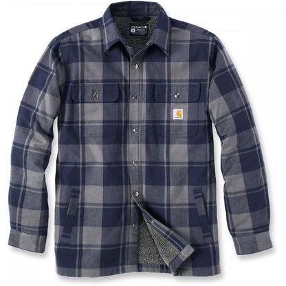 105939 Flannel Sherpa-Lined Shirt Jacket