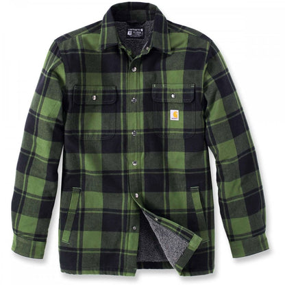 105939 Flannel Sherpa-Lined Shirt Jacket