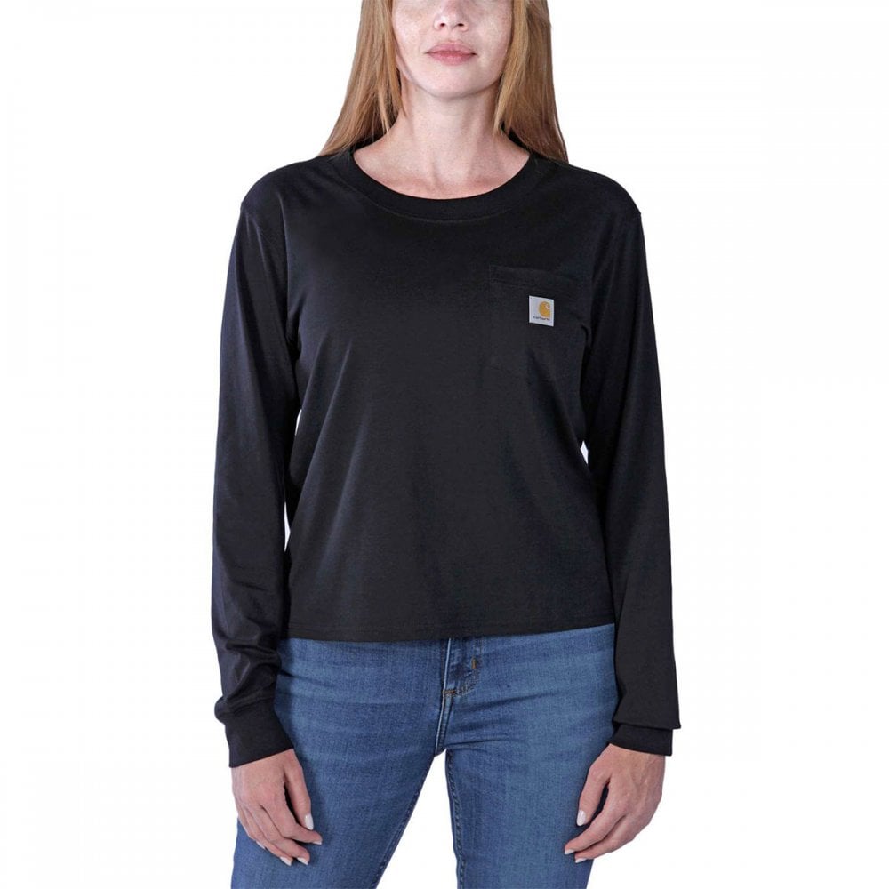 106121 Womens Lightweight Long Sleeve Pocket T-Shirt (Spring 2024 New Colours)