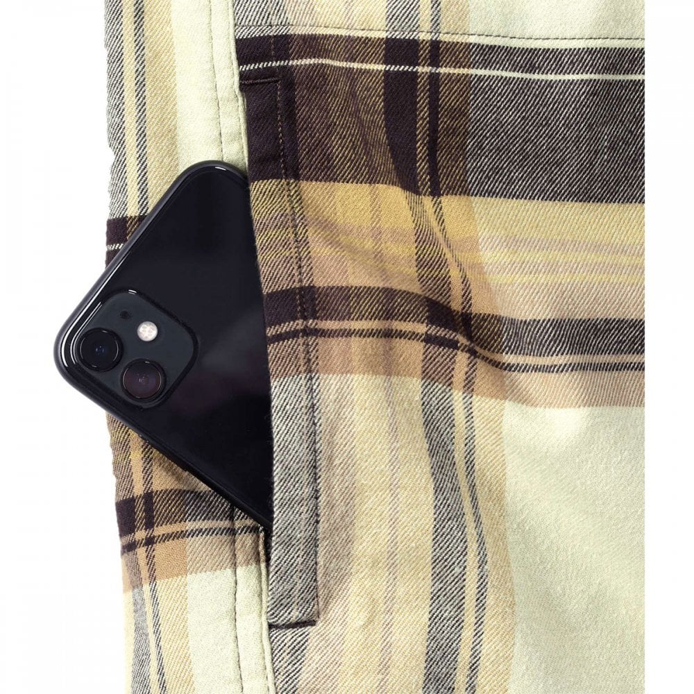 105938 Flannel Sherpa-Lined Hooded Shirt Jacket