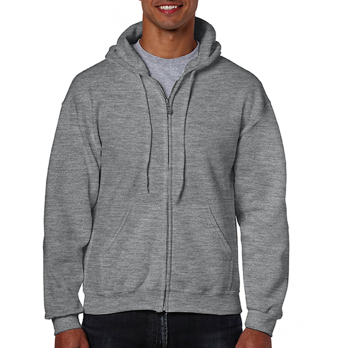 18600 Heavy Blend Adult Full Zip Hooded Sweatshirt