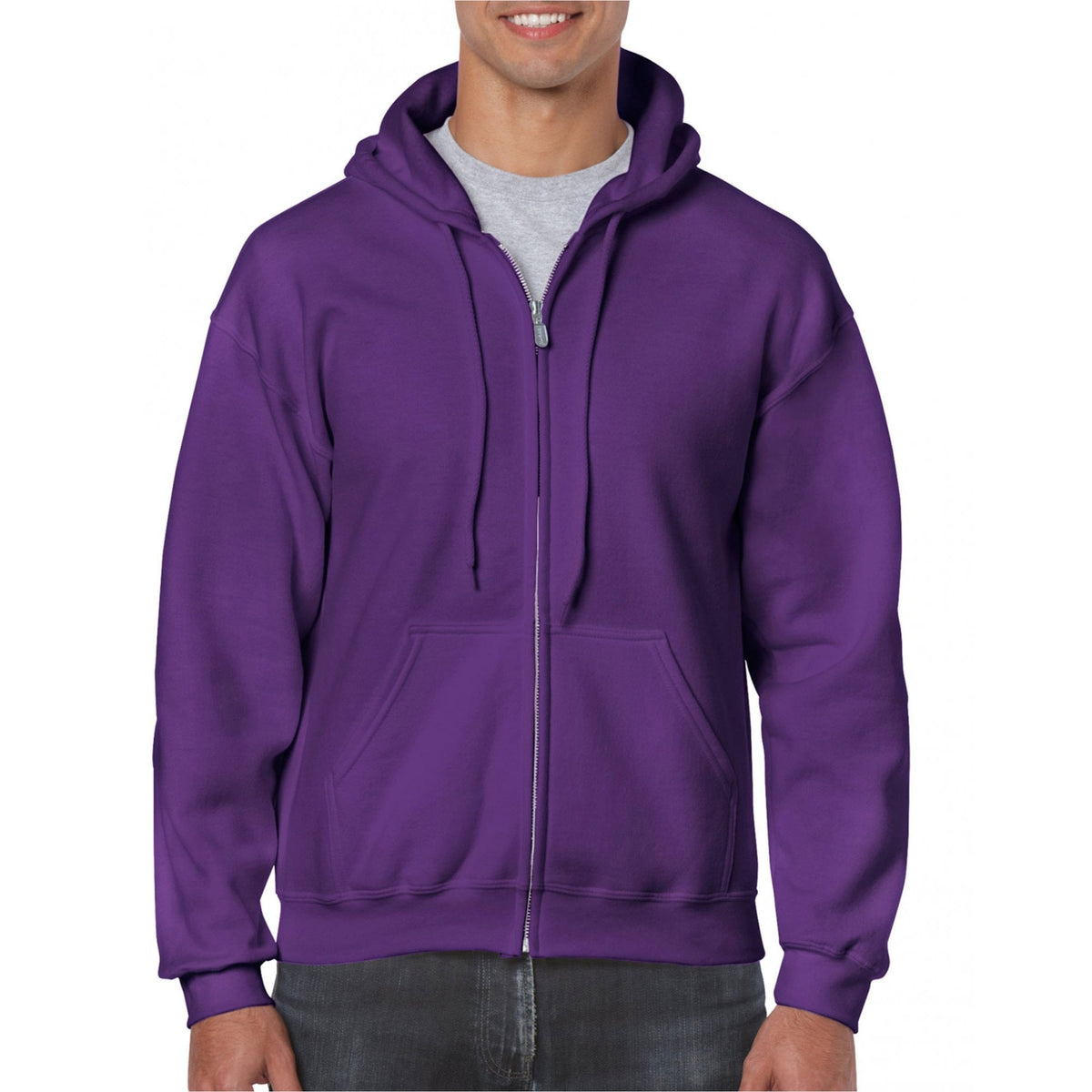 18600 Heavy Blend Adult Full Zip Hooded Sweatshirt