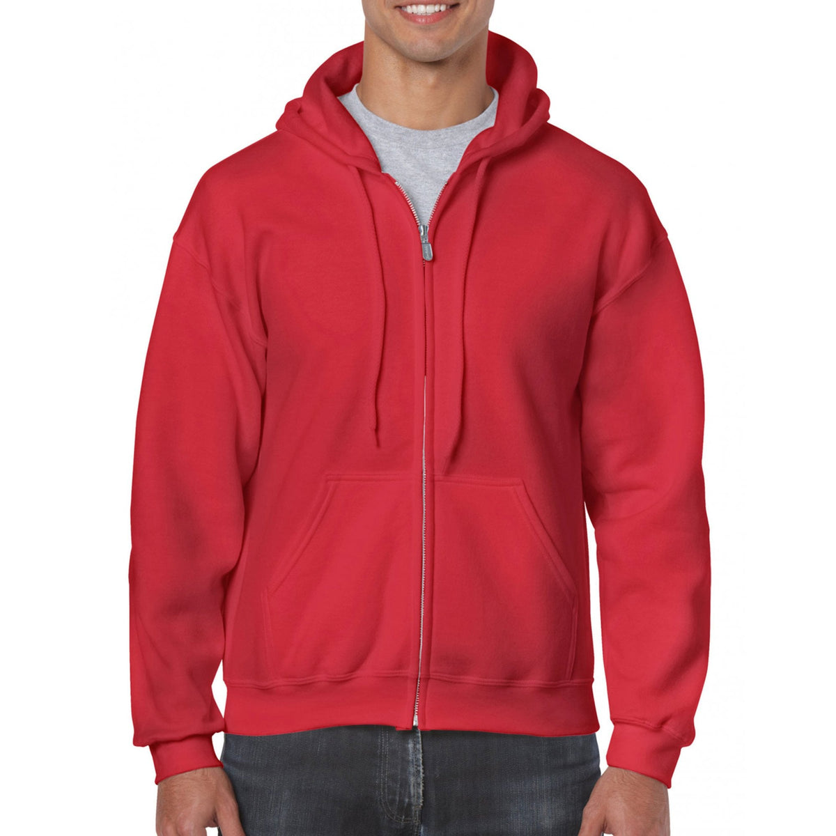 18600 Heavy Blend Adult Full Zip Hooded Sweatshirt