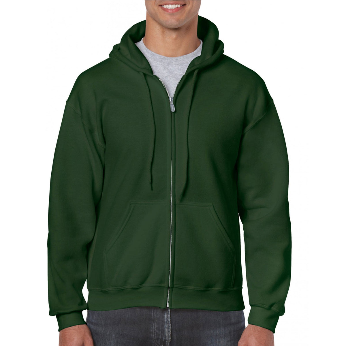 18600 Heavy Blend Adult Full Zip Hooded Sweatshirt