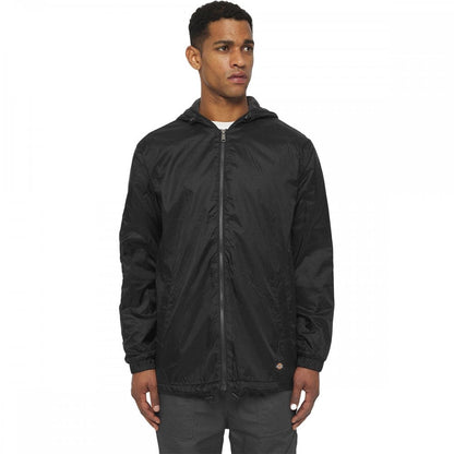 Fleece Lined Nylon Hooded Jacket