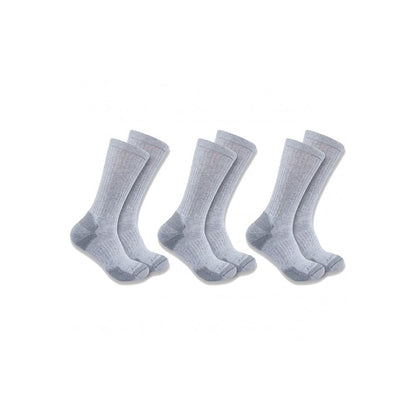 SC6203M Cotton Blend Crew Sock 3 Pack
