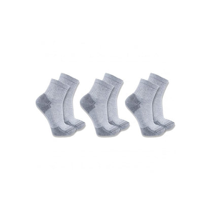 SQ6103M Cotton Blend Quarter Sock 3 Pack
