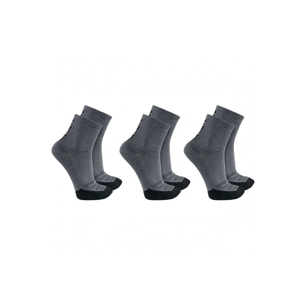SS9933M Force Logo Short Crew Sock 3 Pack